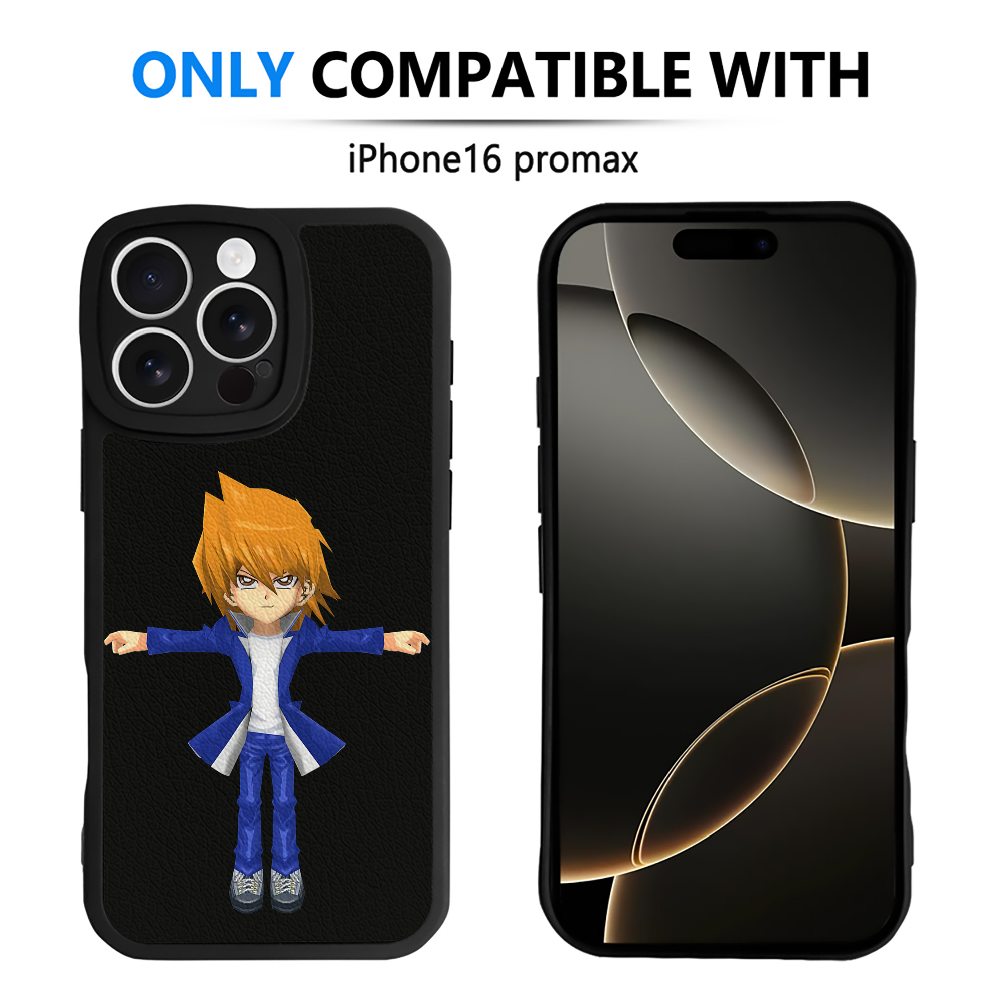 遊☆戯☆王 Yu-Gi-Oh! 【iPhone 16シリーズ対応】シリコンスマホケース（レザー調） 材質：シリコン